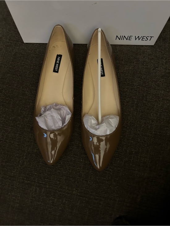 Nine West Shoes - Nine West Women's medium brown speakup almond toe flats